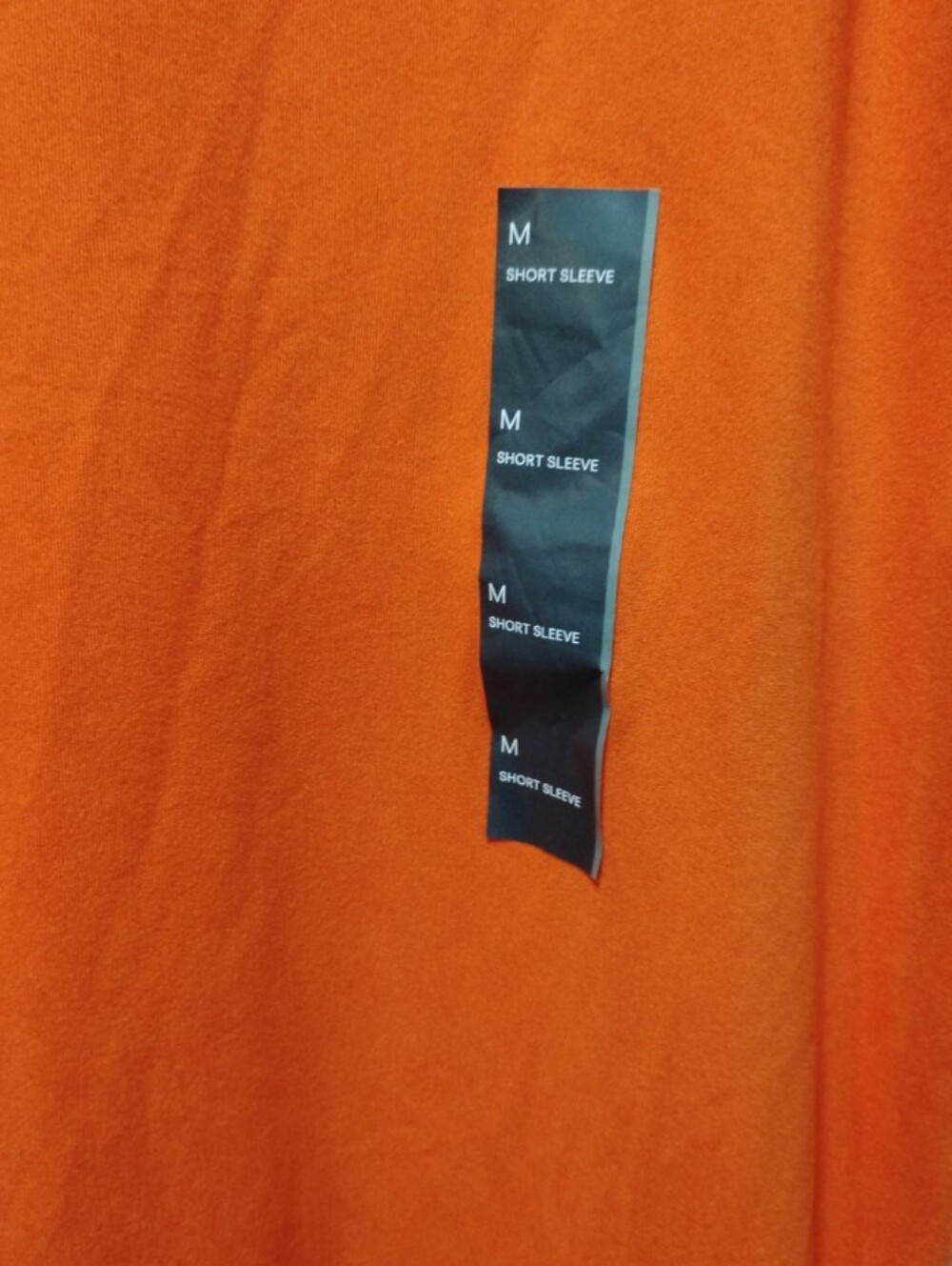 all in motion Men's Orange Crew Neck Short Sleeve Tee - Picture 3 of 3